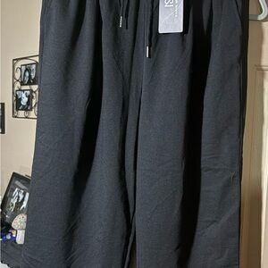 Elegant Black Wide Leg Women's Pants